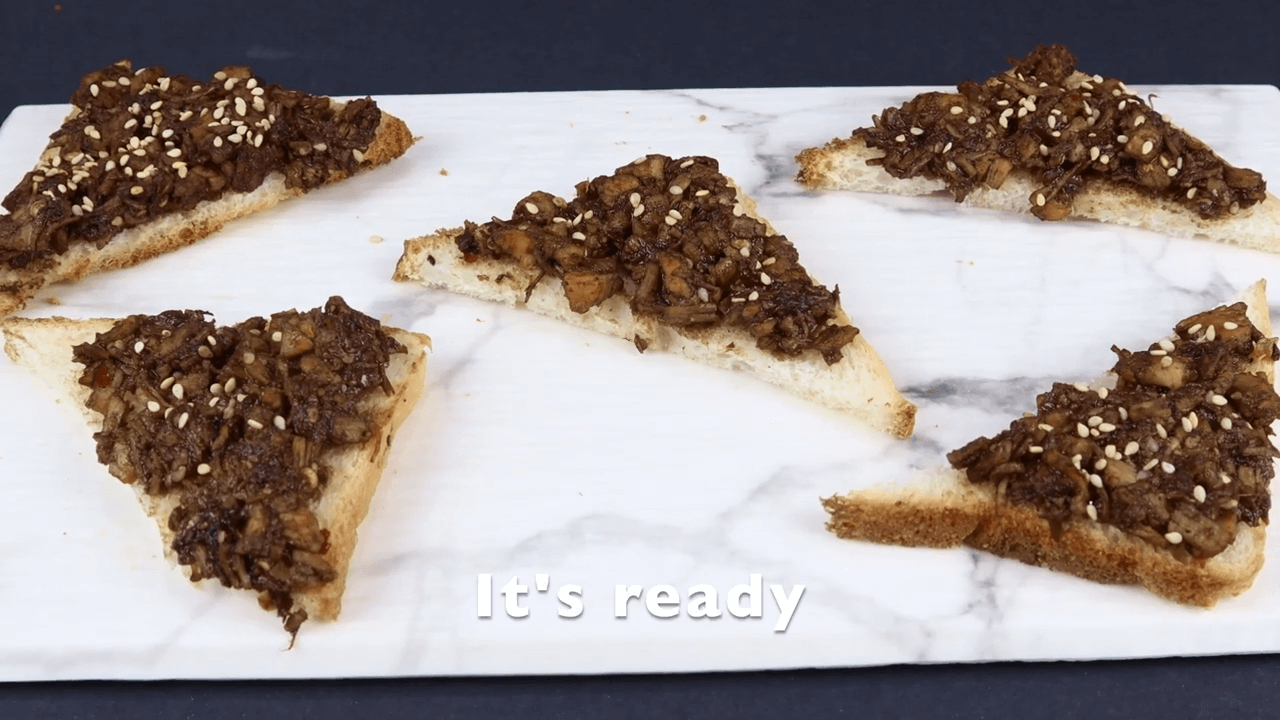 Chicken Teriyaki Open Toast step-3