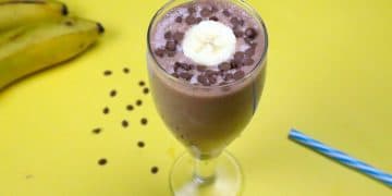 chocolate banana milkshake