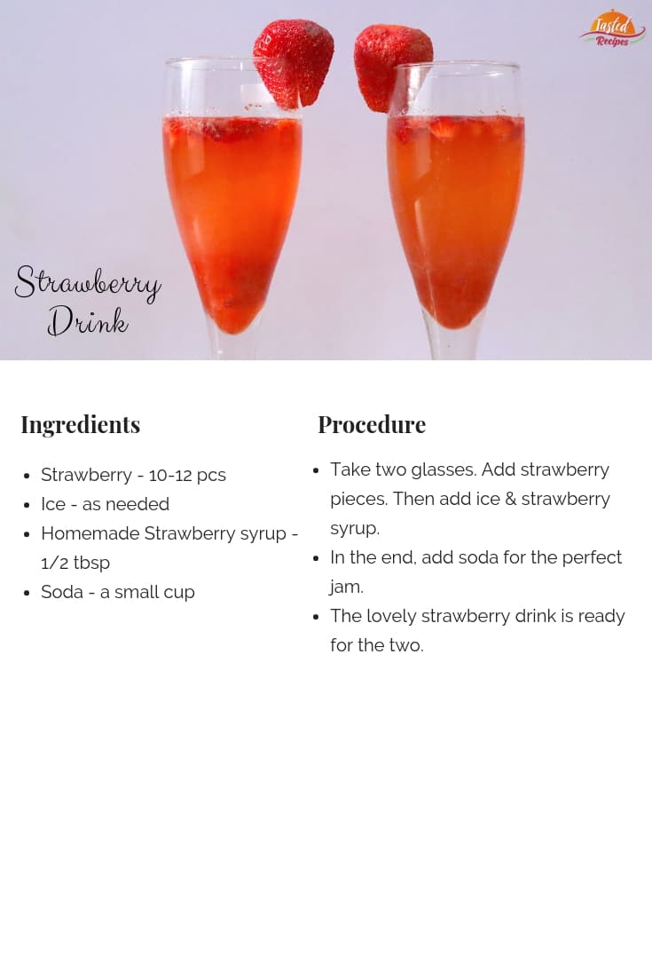strawberry drink