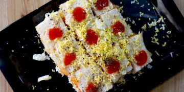 grated boiled egg sandwich