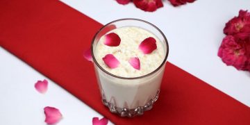 gulkand milkshake