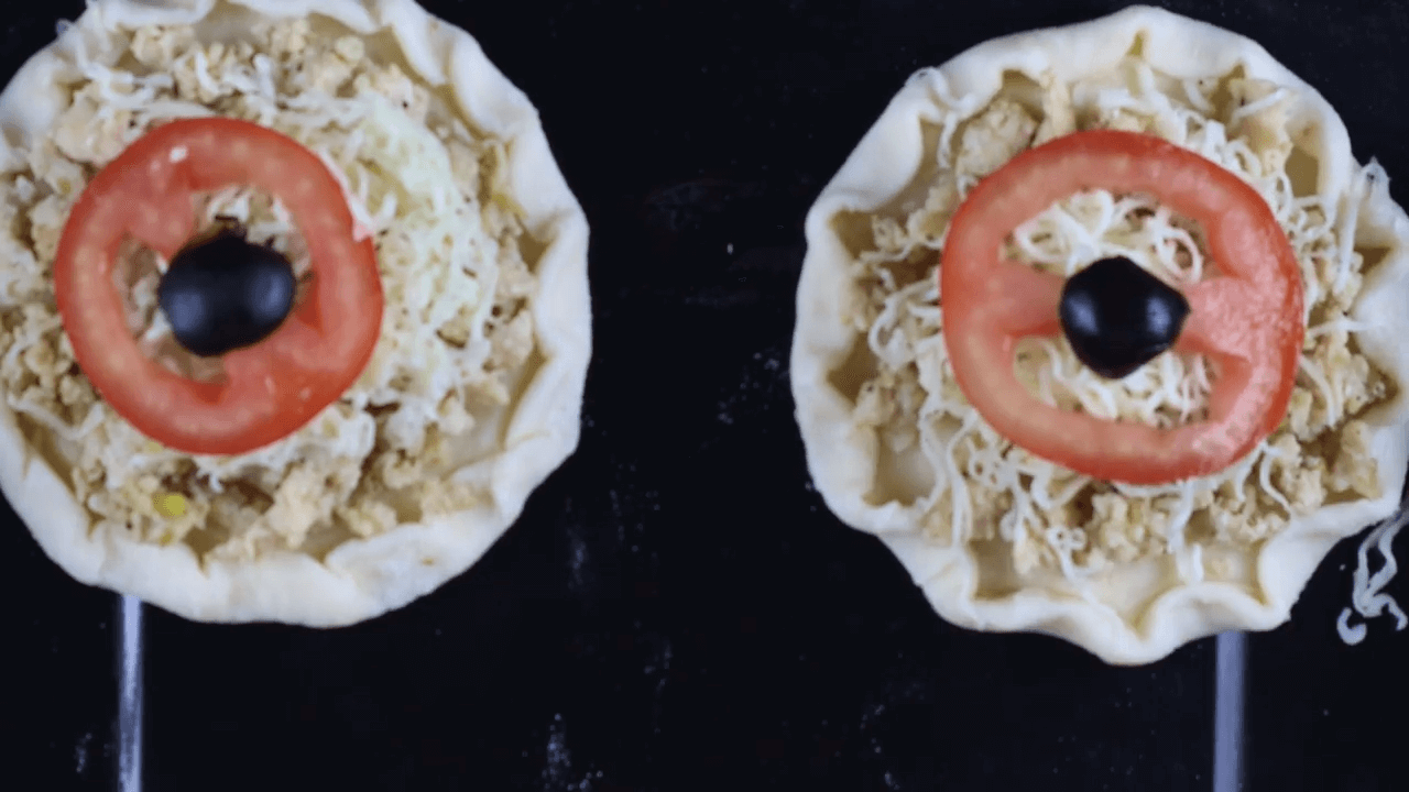 Mini Chicken Puff Pizza step-5