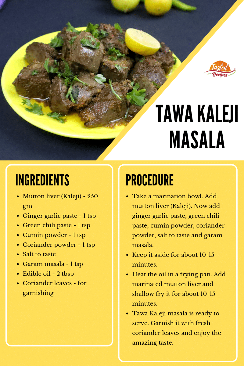 tawa kaleji masala