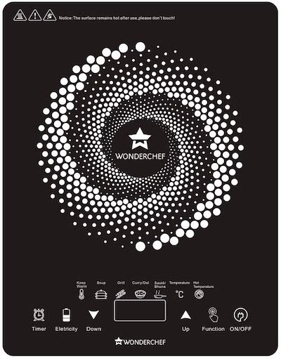 wonderchef induction cooktop