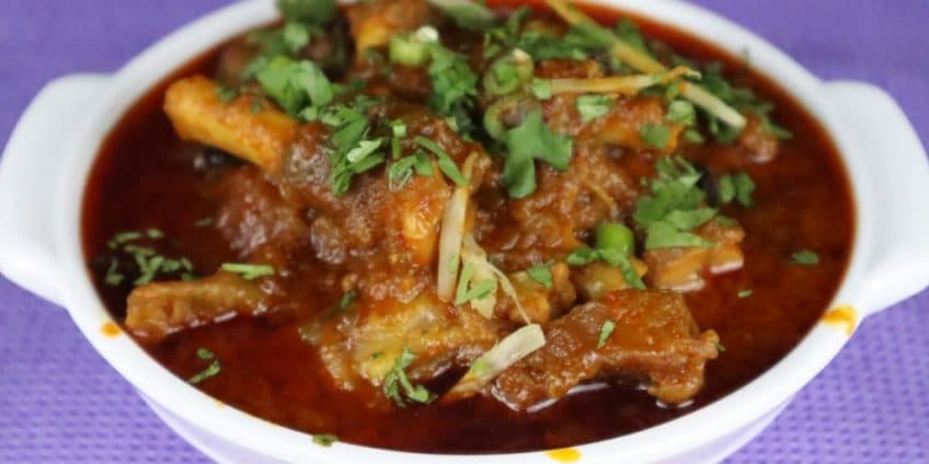 Hyderabadi mutton paya