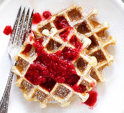 buttermilk-waffles-with-rose-raspberry-sauce