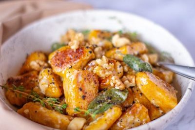 pumpkin-gnocchi-with-walnuts-and-creamy-sage-sauce