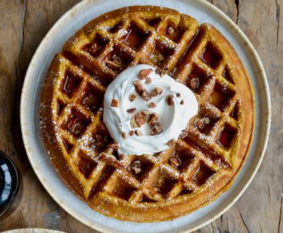 pumpkin-spice-waffles