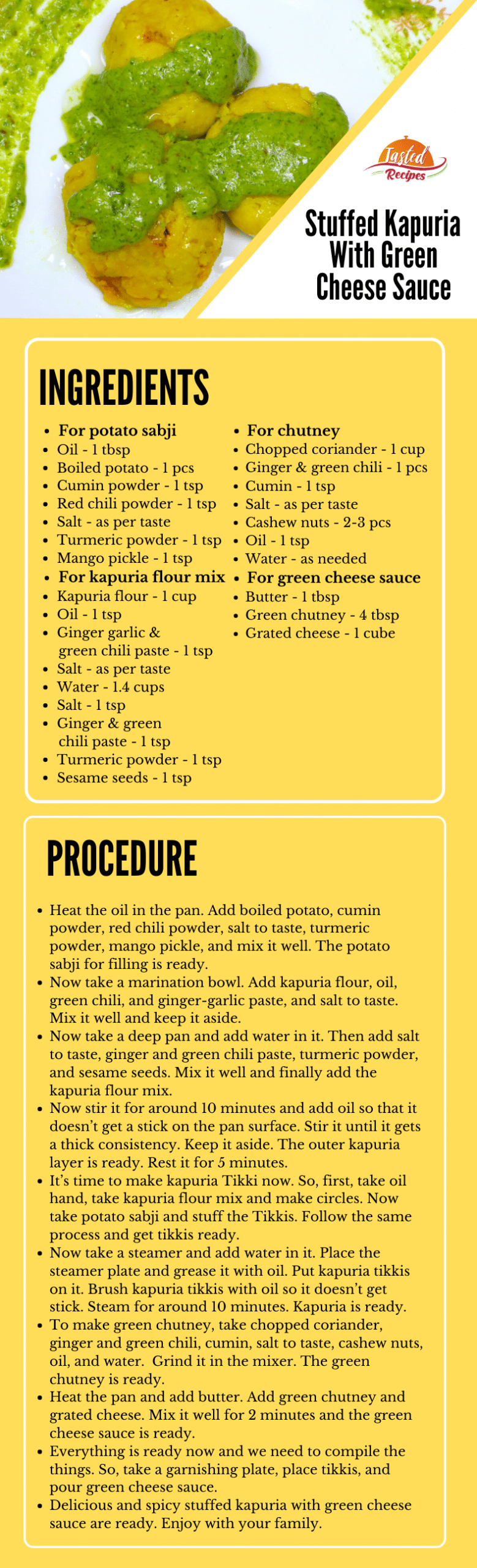 stuffed-kapuria-with-green-cheese-sauce-recipe-card