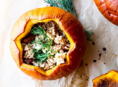 vegan-rice-stuffed-pumpkin