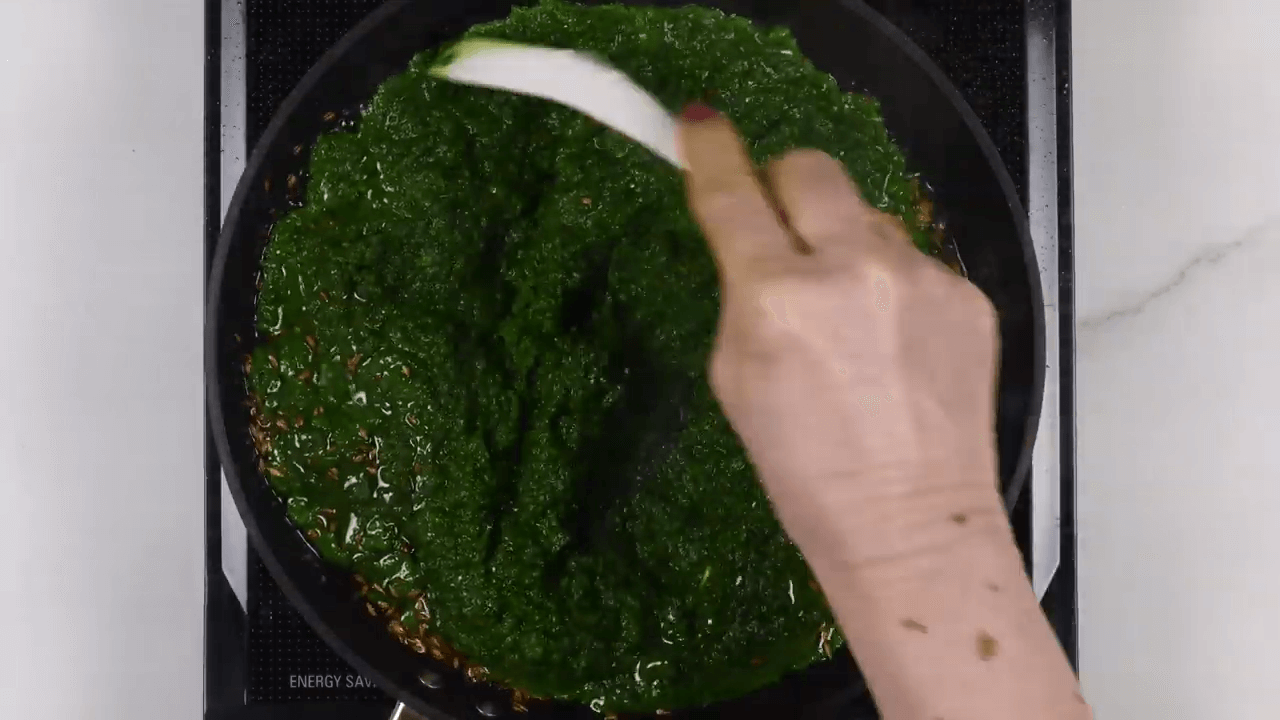 Green Garlic and Coriander Chutney step-3