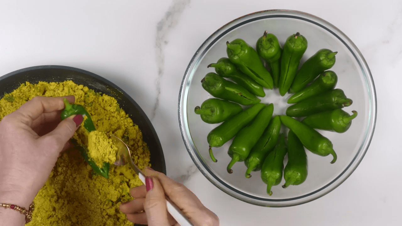 Stuffed Green Chili step-6