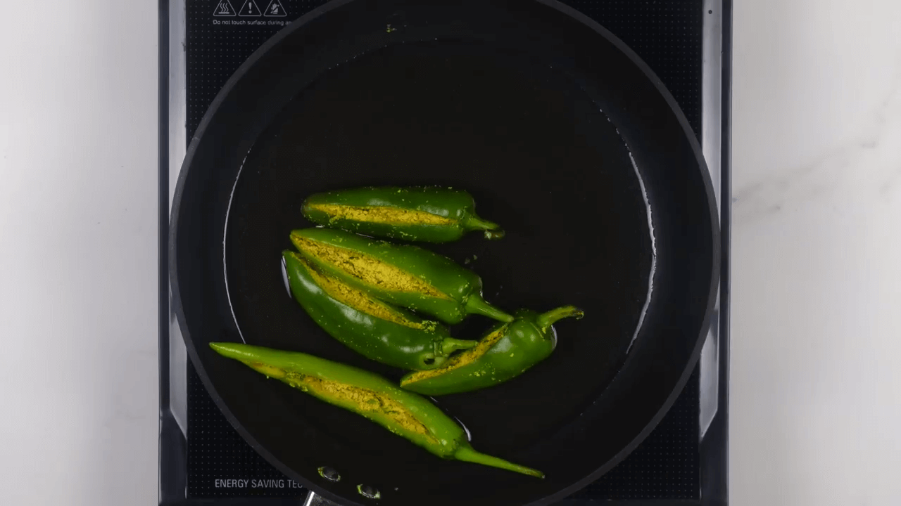 Stuffed Green Chili step-7