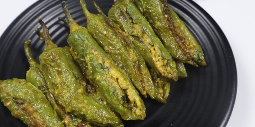 stuffed green chilies