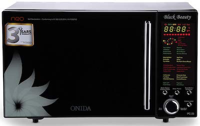 onida black beauty microwave oven cookbook
