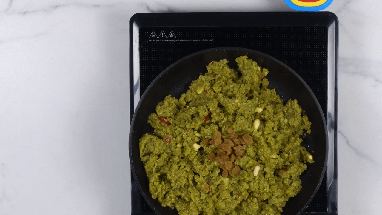 Green Moong Dal Halwa step-7
