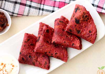 beetroot paratha