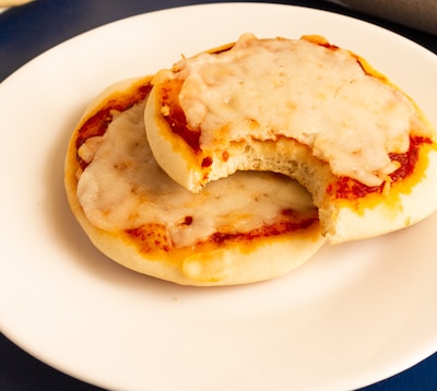 mini cheese pizza