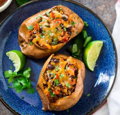 stuffed sweet potatoes