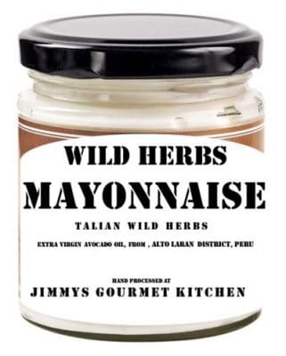 jimmy gourmet kitchen mayonnaise wild herbs