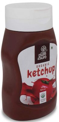 pure & sure organic tomato ketchup