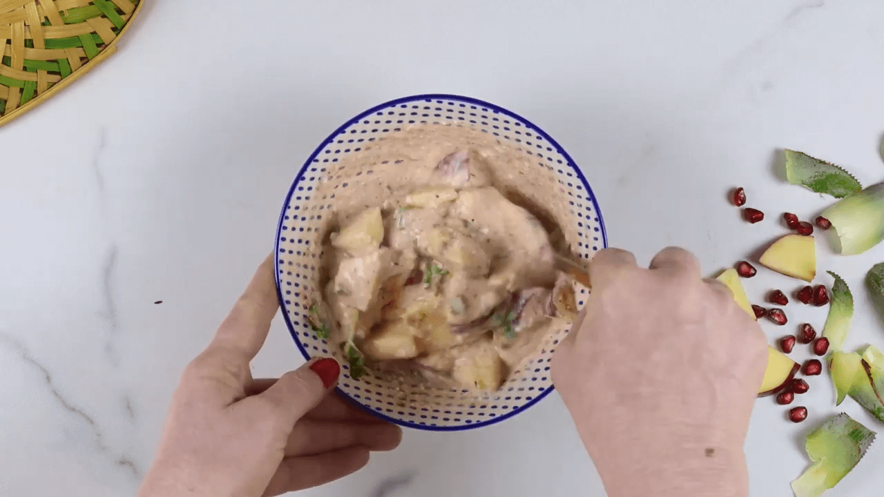 Apple Raita step-1