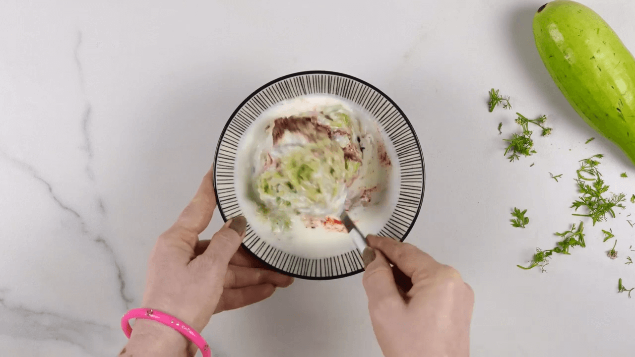 Lauki Raita step-1