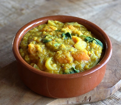 sweet potato dhal