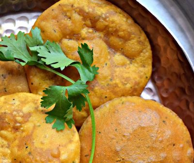 sweet potato masala puri