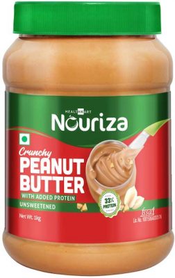 nouriza high protein natural peanut butter