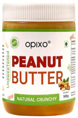 opixo natural crunchy peanut butter