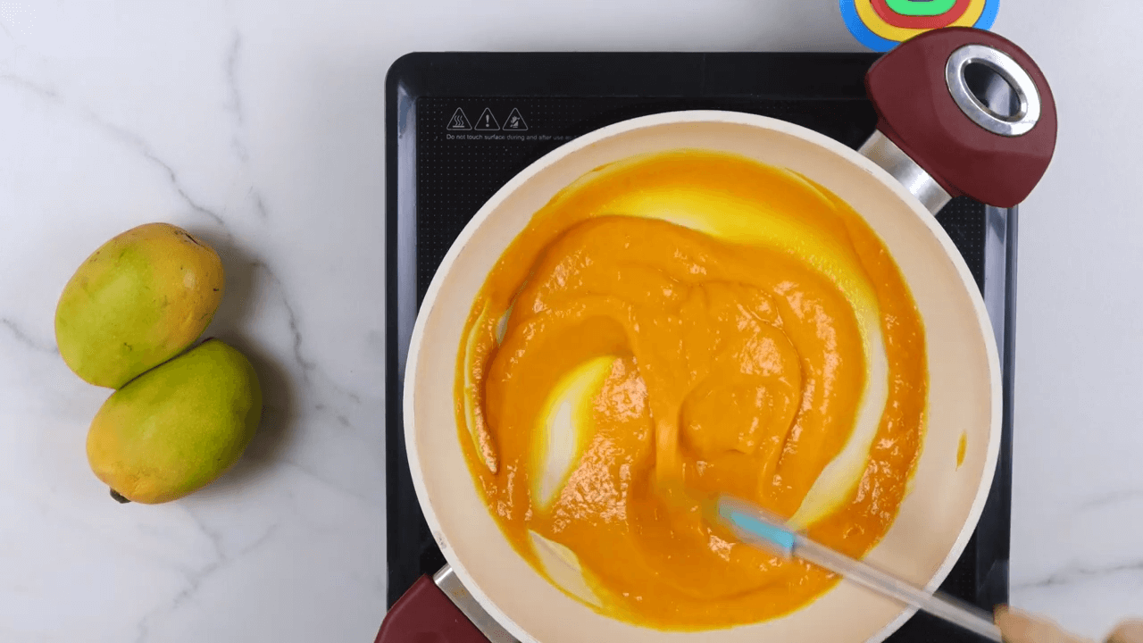 Mango Fudge as Cupcakes step-1