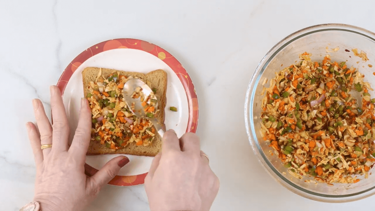 Cheese Schezwan Sandwich step-3