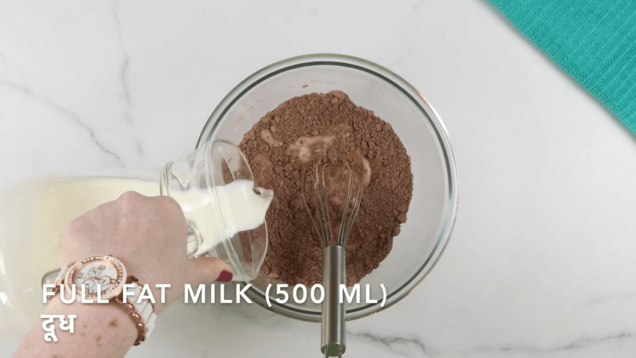 Eggless Chocolate Pudding step-4