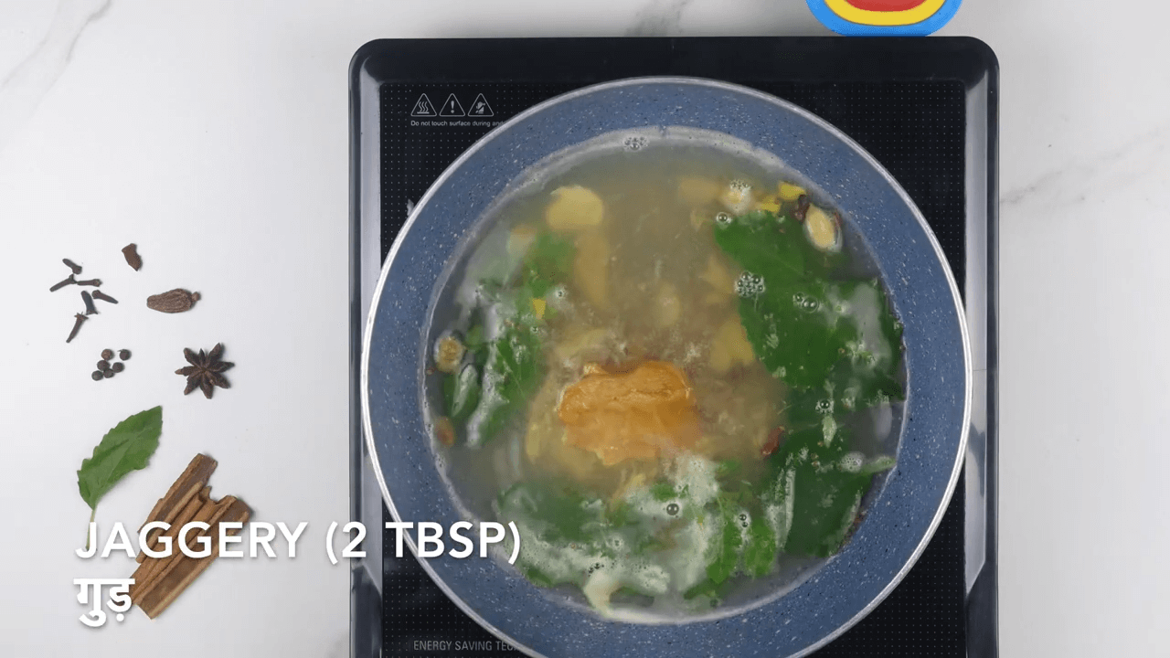 Mint Ajwain Lemon Kadha step-6