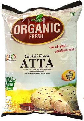 IOFO organic pure wholewheat fresh sharbati diet flour
