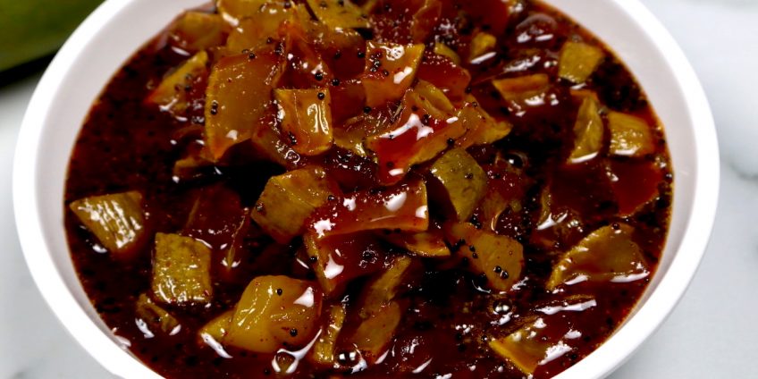 jaggery raw mango achaar