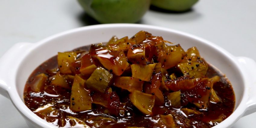 jaggery raw mango achaar