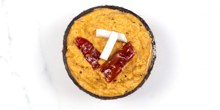 red coconut chutney