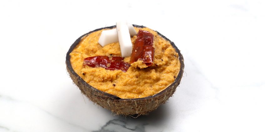 red coconut chutney