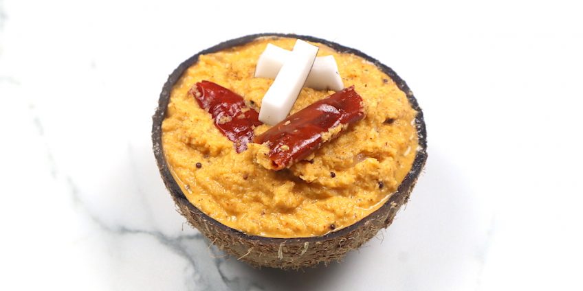 red coconut chutney