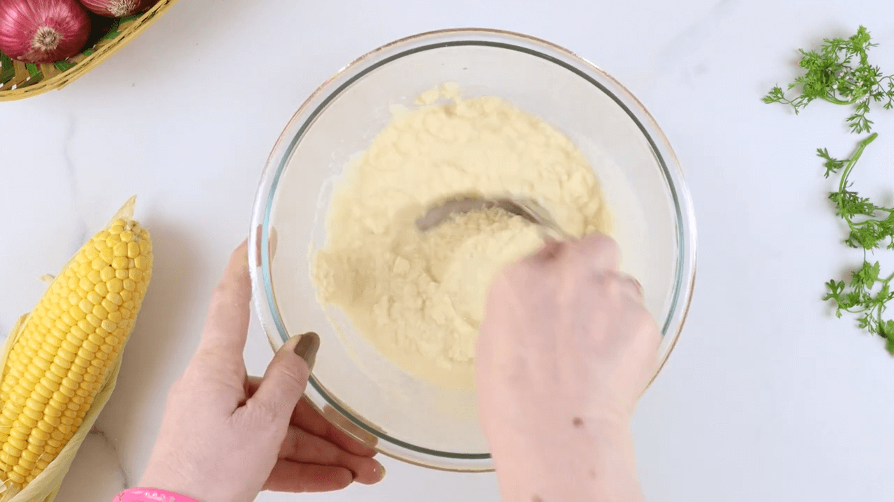 Makai Dhokla step-1