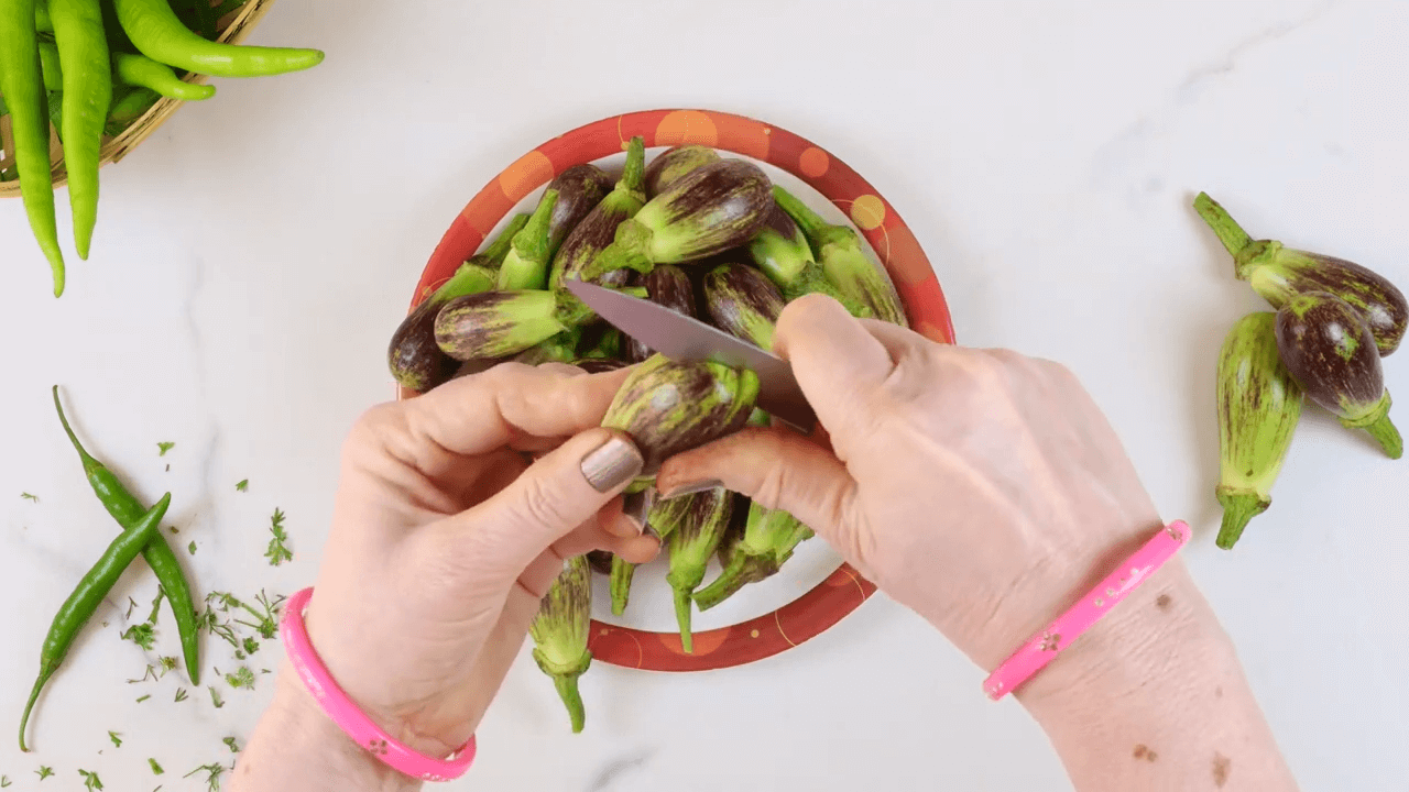 Baingan Masala step-1