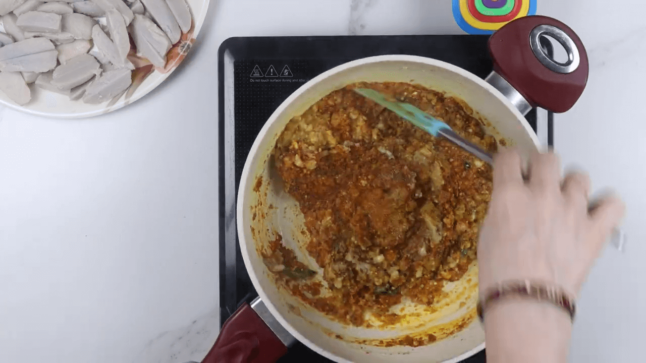 Arbi Masala Curry step-6