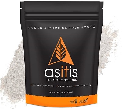 AS-IT-IS Nutrition BCAA 100% Pure Powder PrePost Workout Supplement - 250 Gms