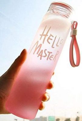 TDS hello master glass water bottle