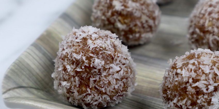 dates almond coconut energy balls