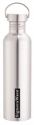 signoraware mac single walled stainless steel water bottle