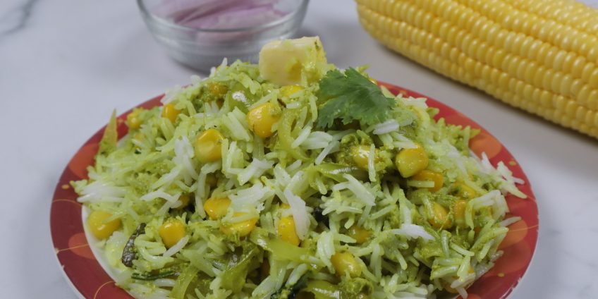 sweet corn pulav
