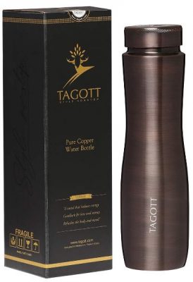 tagott handmade pure copper water bottle